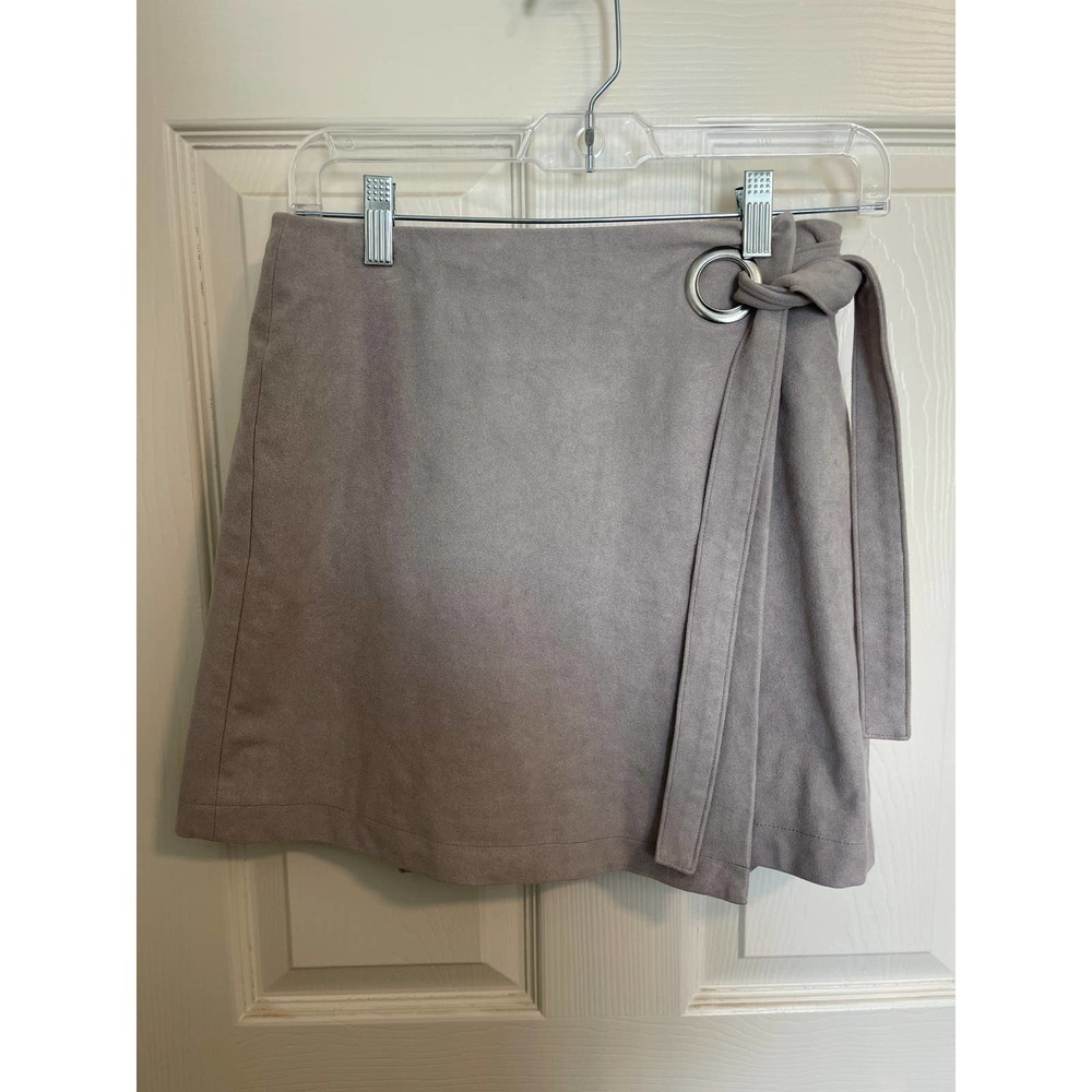 Abercrombie & Fitch Suede Wrap Skirt